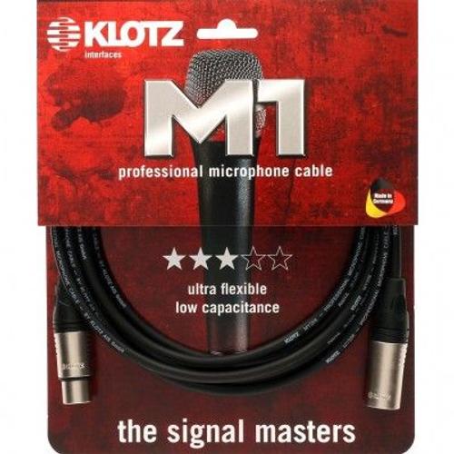 Cable Micro Xlr 30m Noir Klotz