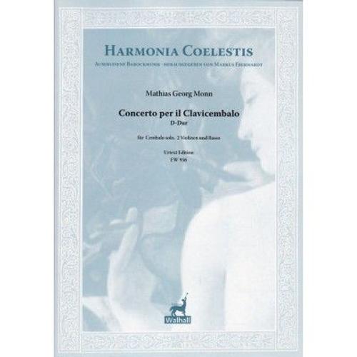 Monn M G  Concerto Per Il Clavicembalo  Score  Parts