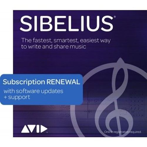 Sibelius 1Year Subscription Renewal