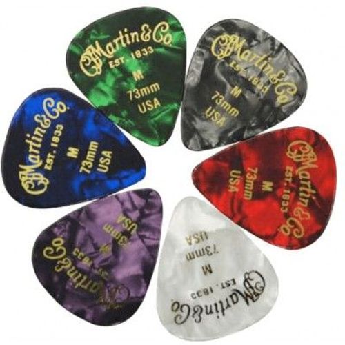 Sachet De 6 Mediators Medium Coloris Assortis