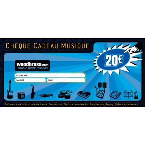 Cheque Cadeau 20 Euros Dmatrialis