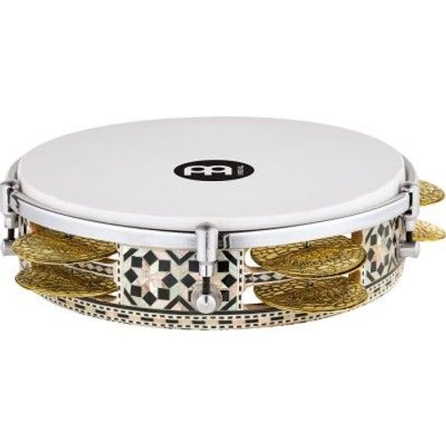 8 3sur 4 Artisan Edition Riq Drum White Pearl Mosaic Royale