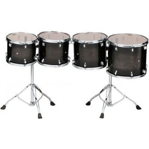 Set Tom De Concert Lowpitched Transparent Black Burst
