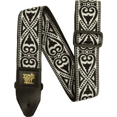 Sangle Jacquard Black Heart