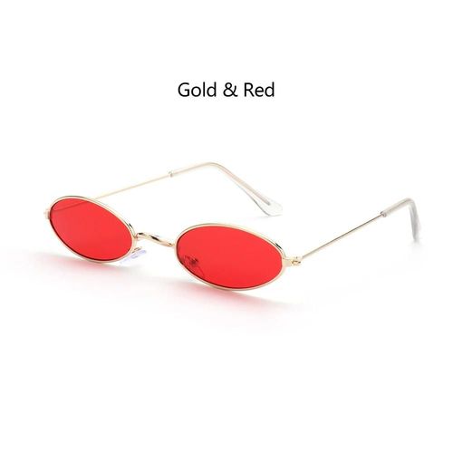 Or-Rouge - Lunettes De Soleil Rétro Ovales, Petites, Vintage, Pour Hommes Et Femmes
