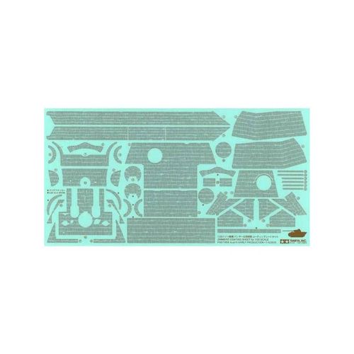 Tamiya - 12646 - Accessoire Pour Maquette - Stickers Zimmerit Panthère G-Tamiya