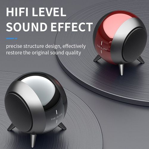 2020 VI-1 TWS Mini haut-parleurs sans fil Bluetooth 5.0 CN Nouveau haut-parleur portable stéréo en métal rechargeable Super Bass Music Subwoofer