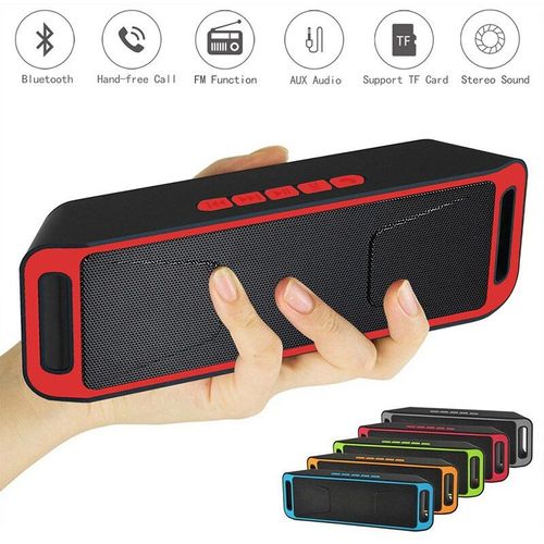 Haut-parleur Bluetooth portable avec radio FM Haut-parleur stéréo Super Bass sans fil Haut-parleur Bluetooth portable Haut-parleur FM stéréo sans fil
