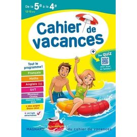 Cahier De Vacances De La 5e À La 4e