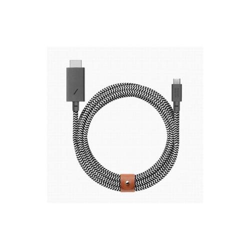Câble Native Union USB-C Vers Lightning 3 M Noir et Blanc
