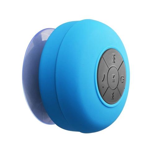 Haut-parleur Bluetooth portable Mini haut-parleur étanche sans fil avec micro intégré pour douche, bain, piscine, voiture, plage...