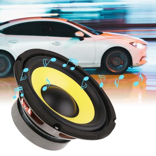 6,5 pouces 50W Car Audio Stereo Horn Subwoofer HIFI Bass Speaker 4 ohm Magnetic Speaker pour Car Truck Camper ...