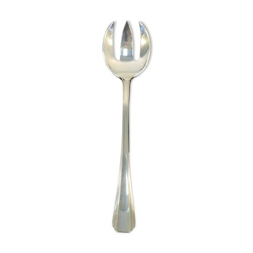 Fourchette De Service A Salade Art Deco Christofle Modele Boreal Par Luc Lanel Argent