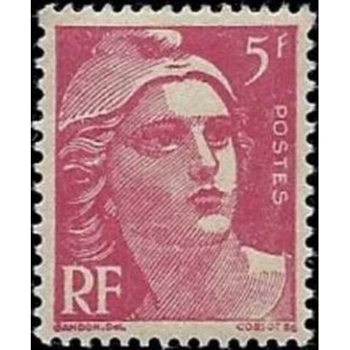 Timbre France 1947 Oblitéré Marianne De Gandon 1fr Yt719a