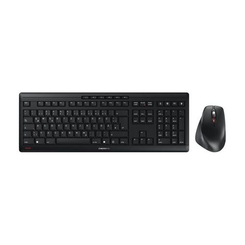 CHERRY STREAM DESKTOP COMFORT - Ensemble clavier et souris - 100% - full size - sans fil - 2.4 GHz - QWERTZ - Allemand - commutateur : CHERRY SX - noir