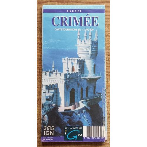 Crimée - Carte Touristique