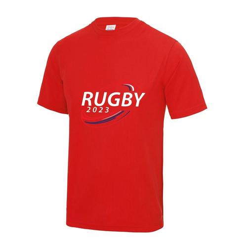 Maillot De Rugby Enfant Rouge - 12/13 Ans - Rouge