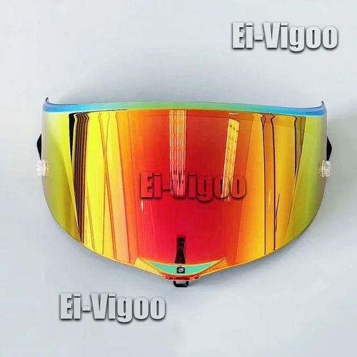 Or Rouge - Visière De Casque De Moto, Corsa Pista Gpr Gprr, Pare Soleil, Pare Brise Anti Rayures, Accessoires