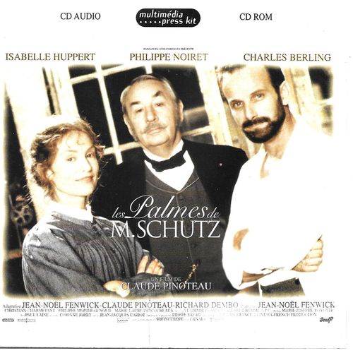 Les Palmes De M. Schutz [Cd Audio / Cd Rom / Multimedia Press Kit - 1997] - Bande Annonce / Musique Originale De Vladimir Cosma / Interviews De Claude Pinoteau Et Isabelle Huppert / Spots Radio