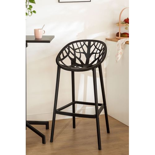 Lot De 2 Tabourets Hauts Ores Noir ?65 Cm