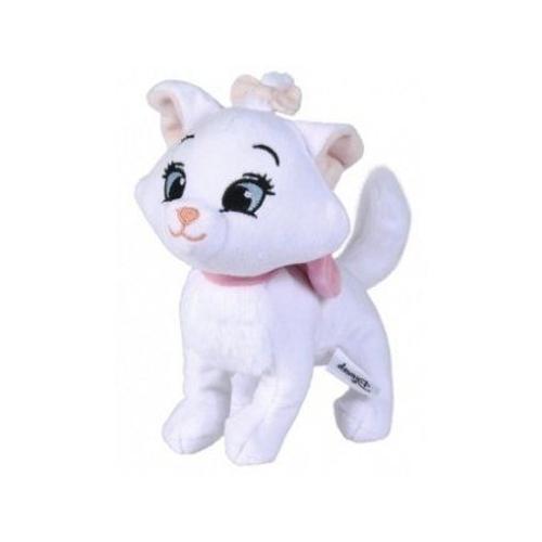 Peluche Pour Disney : Chat Blanc Marie 17 Cm - Set Doudou Enfant Avec 1 Carte Offerte - Heros Aristochats - Animal Familier Nouveaute