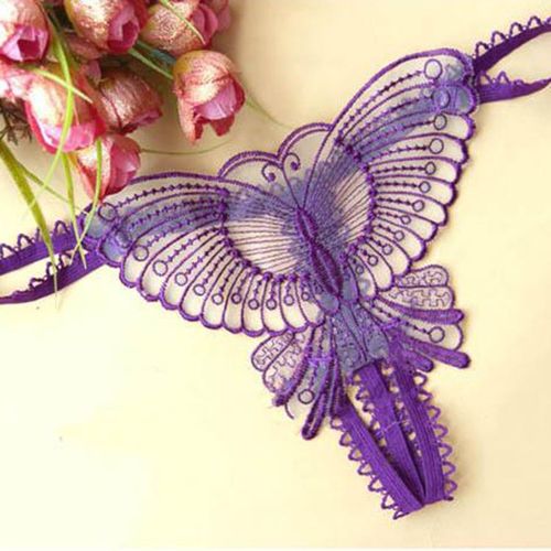 Mignon Papillon Sexy Ouvert Entrejambe String Invisible T Pantalon C Mot Sexy Culotte Femme Sexy Dentelle
