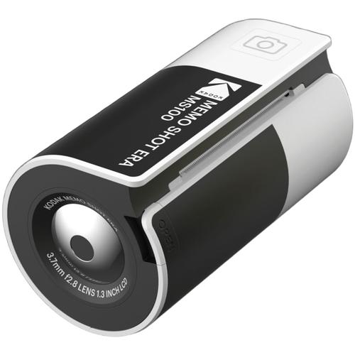 Kodak Memo Shot ERA MS100 - Impression Photo Autocollante 2.7x1.8, Compatible iOS/Android via Bluetooth, Remplacement Facile Cartouches One-Touch, Imprime en 25 Sec, Appli KODAK Memo - Blanc - Blanc