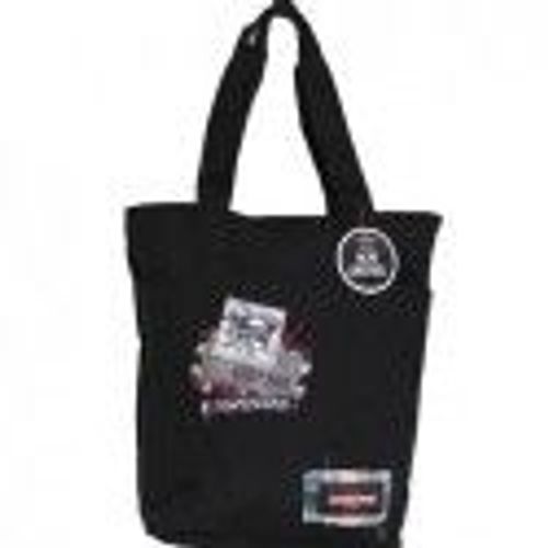 Sac cabas Eastpak k588 844 Skull - Noir - Patches tête de mort - Noir