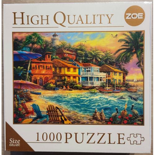 Puzzle 1000 Pièces 68x48cm Island Time De Chuck Pinson Haute Qualité Zoe