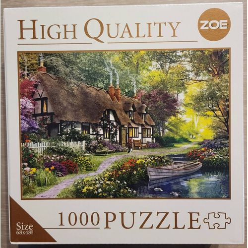 Puzzle 1000 Pièces 68x48cm Woodland Walk Cottage De Dominic Davison Haute Qualité Zoe