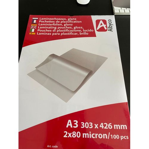 Papier Plastification A3
