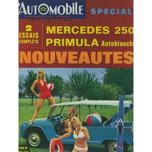 L Automobile N° 267 Mercedes 250 - Primula Autobianchi