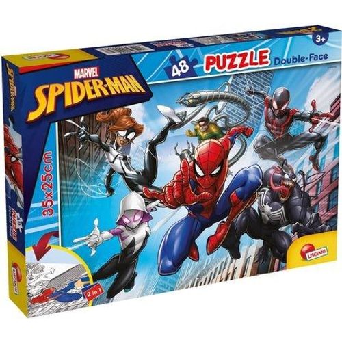 Marvel Spiderman Puzzle 48 Pieces 2 En 1