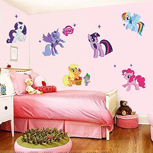 My Little Pony Stickers muraux Stickers Muraux Licorne Autocollant Licorne Stickers pour Chambre Bébé Autocollant My Little Poney