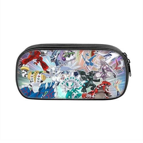 Trousse Scolaire Trousse À Crayons De Grande Capacité Sac À Crayons École Trousse À Maquillage-Creative Middle School Student Pocket Pokemon Anime Grande Capacité,Jkl449
