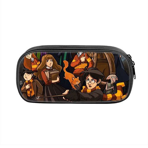 Trousse Scolaire Trousse À Crayons De Grande Capacité Sac À Crayons École Trousse À Maquillage-Étudiants De L'école De Sorcellerie Et De Sorcellerie Harry Potter Étudiants De Harry Potter,Jkl836