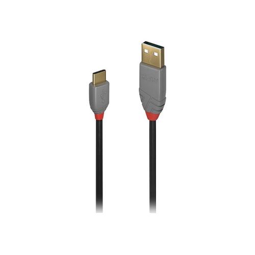 Lindy Anthra Line - Câble USB - 24 pin USB-C (M) pour USB type A (M) - USB 2.0 - 50 cm