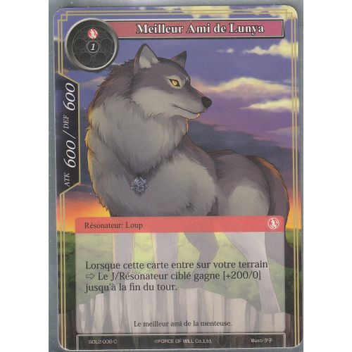 Carte Force Of Will - Meilleur Ami De Lunya - Sdl2-008 -
