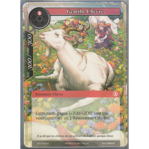 Carte Force Of Will - Gentille Chèvre - Sdl2-004 -