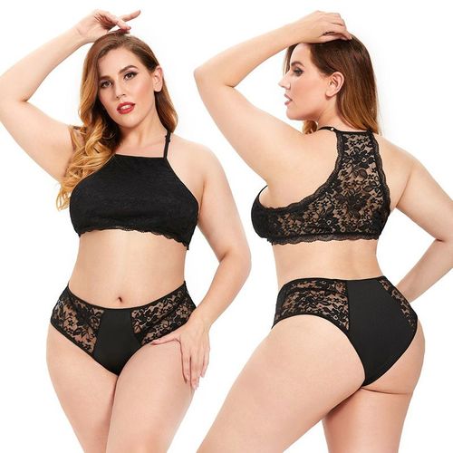 Lingerie Sexy Grosse Femme Taille Plus Pyjama Sexy En Dentelle Sexy Costume En Dentelle Fendue Xl,Tenue Sexy Femme Coquine Hot