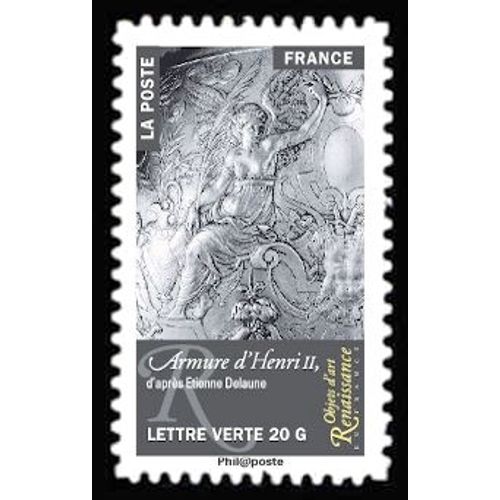 Timbre France 2014 Oblitéré - Armure D'henri Ii D'après Etienne Delaune - Ytadhésif - N° 1011