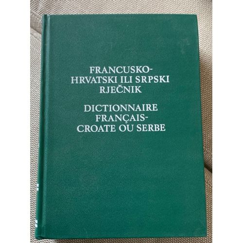 Dictionnaire Français Croate Ou Serbe 