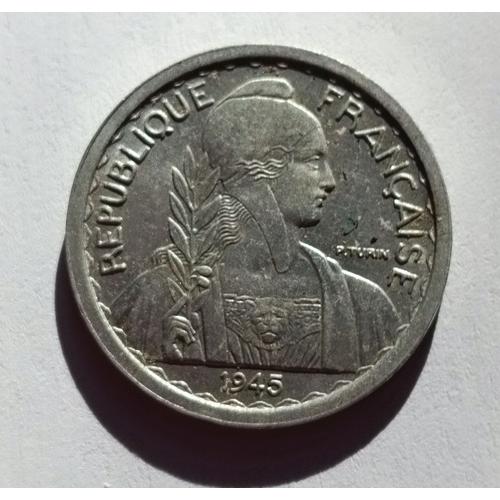 Pièce 10 Centimes Indochine Française 1945
