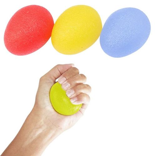 Silicone Oeuf Exercice Fitness Main Pince Extenseur Avant-Bras Poignet Doigt Exercice Soulagement De La Tension Boule De Puissance