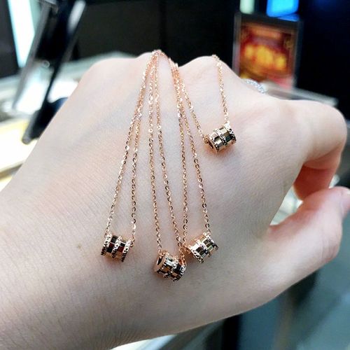 Bijoux Femme Petit Collier De Taille Femme Plaqué Rose Collier Doré Chaîne Osseuse
