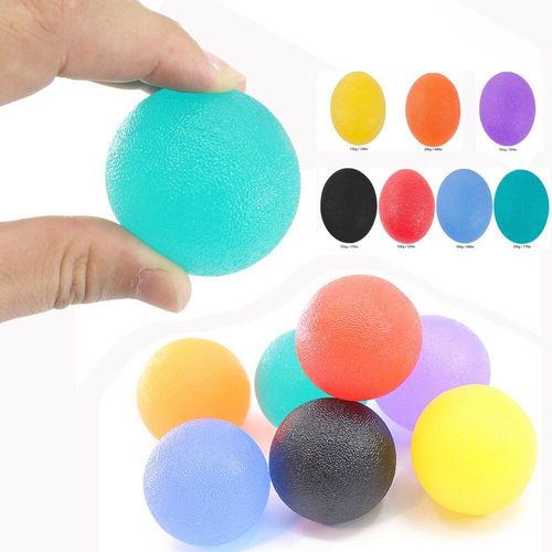 Hand Grip Egg Ball Finger Trainer Gym Fitness Exercice À Domicile Soulagement Du Stress Renforcement Expander