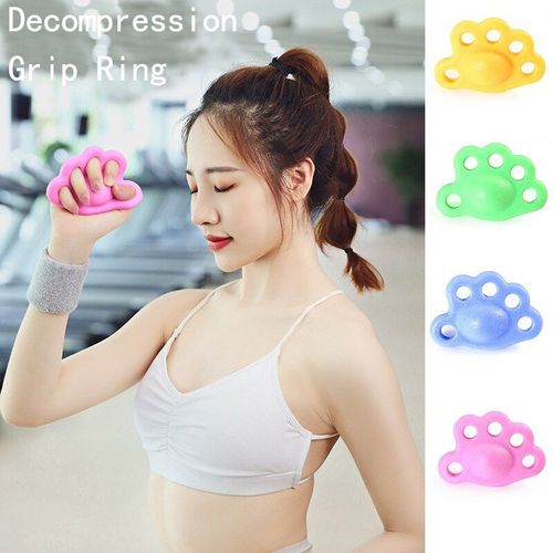 Silicone Réglable Main Grip Doigt Anneau Avant-Bras Exerciseur Muscle Training Gym Fitness