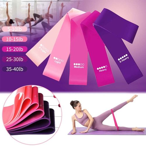 Extenseurs Main Élastique Bande De Caoutchouc Fitness Gym Gym Formation Sport Pu Boîte Bande De Silicone