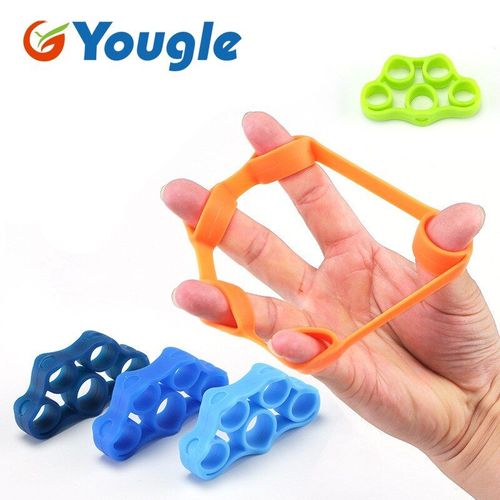 Anneau En Silicone 3 Niveaux Doigt Grip Anneau Grip Amplificateur Formateur Formateur Résistance Fitness Extenseur Civière