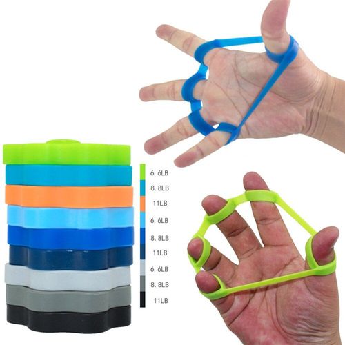 Résistance Aux Doigts Bracelet En Silicone Grip Grip Poignet Yoga Stretcher Force Trainer Exercice Expander Equipment
